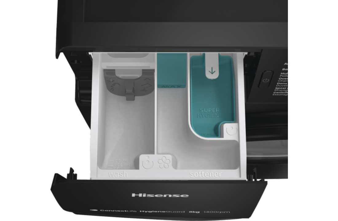 Hisense WF3V843BB/BLX - Wasmachine.
