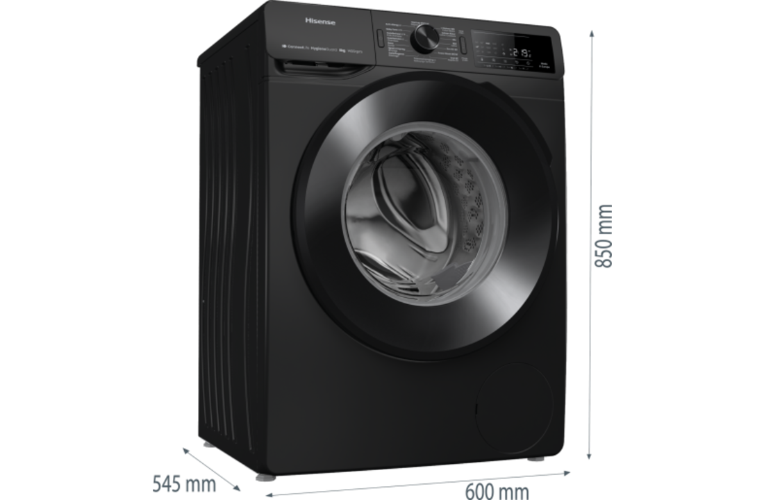 Hisense WF3V843BB/BLX - Wasmachine.