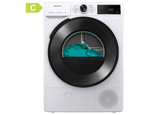 Hisense DH3V800UW/BLX - Warmtepompdroger.