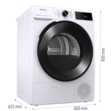 Hisense DH3V800UW/BLX - Warmtepompdroger.
