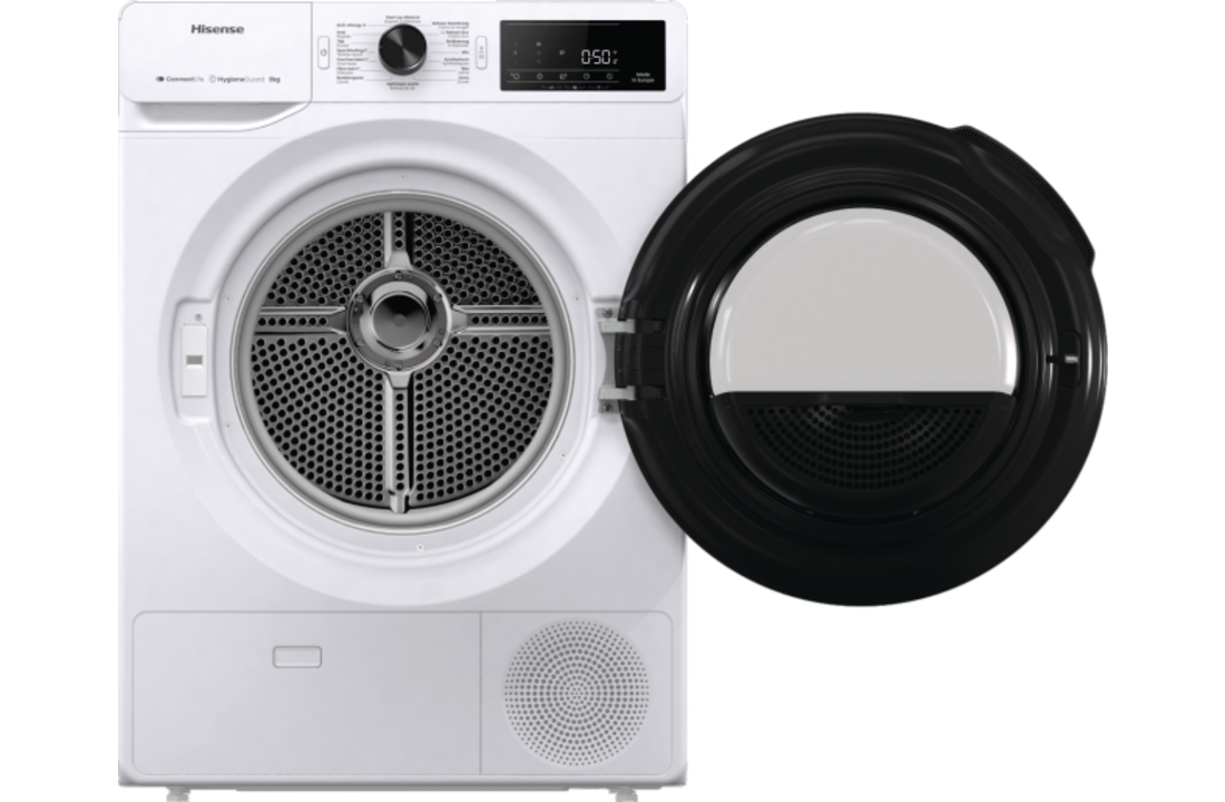 Hisense DH3V800UW/BLX - Warmtepompdroger.