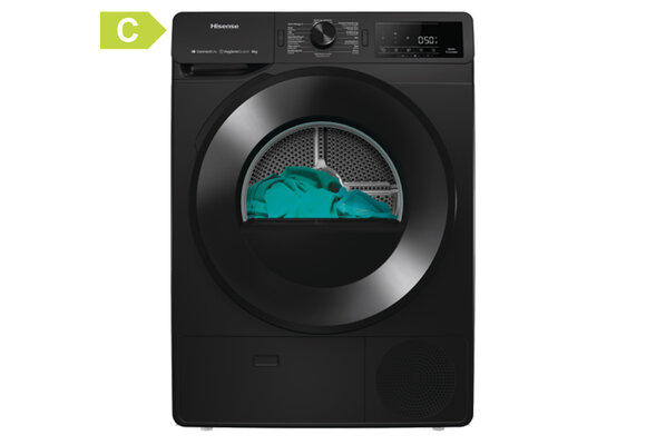 Hisense DH3V800UB/BLX - Warmtepompdroger.