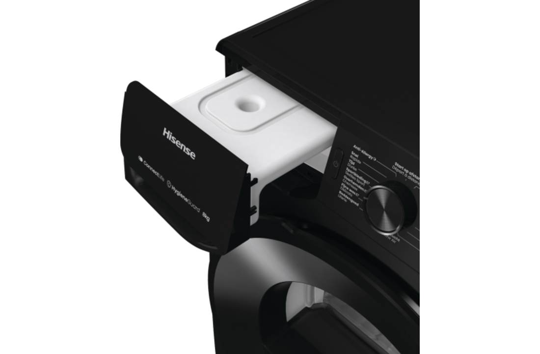 Hisense DH3V800UB/BLX - Warmtepompdroger.