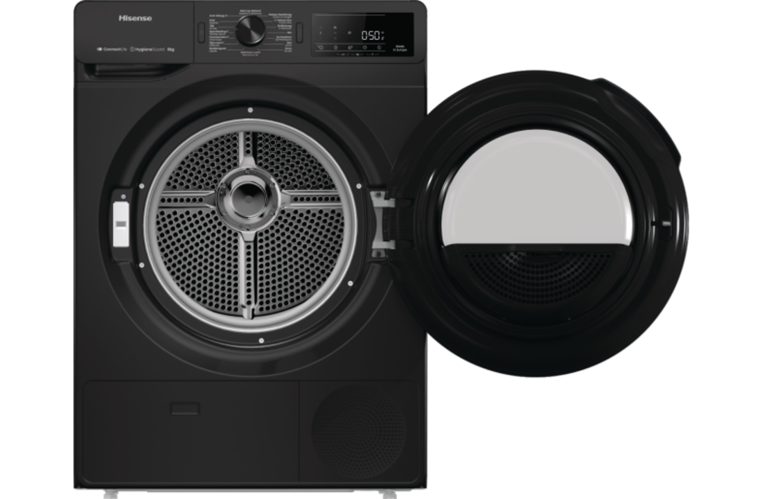 Hisense DH3V800UB/BLX - Warmtepompdroger.
