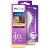 Philips LED-lamp 6W (40W) E27