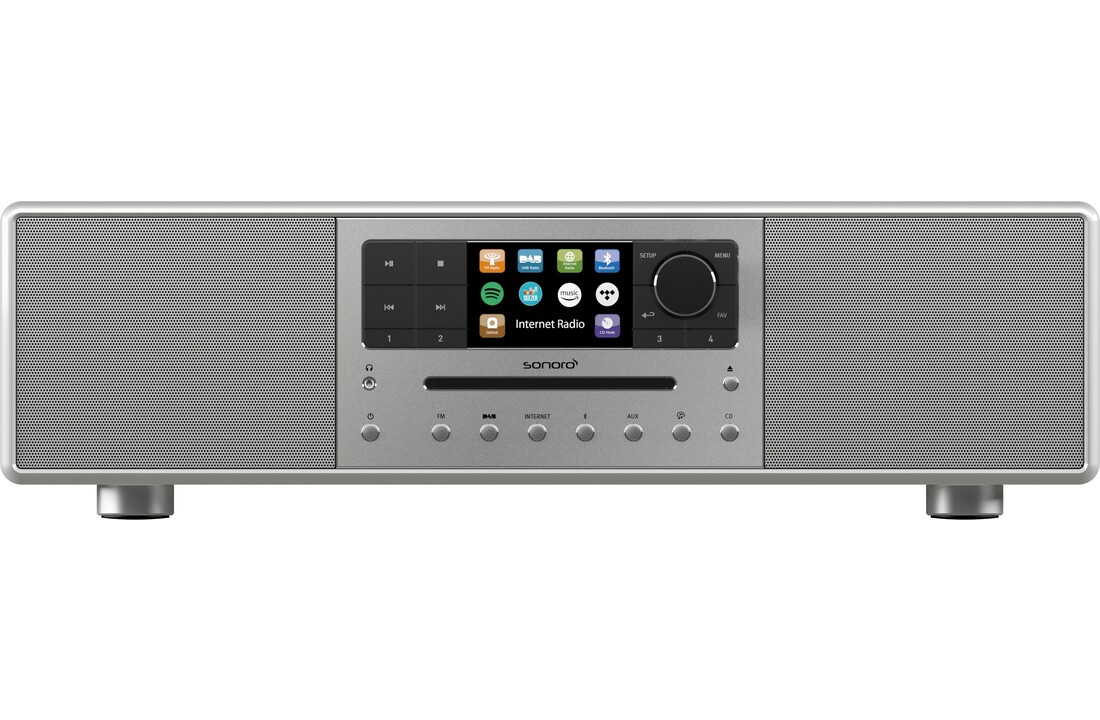 Sonoro Meisterstuck V4 Zilver - Radio