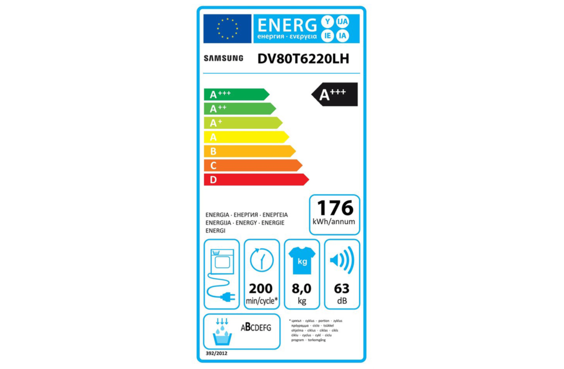 Samsung DV80T6220LH - Warmtepompdroger