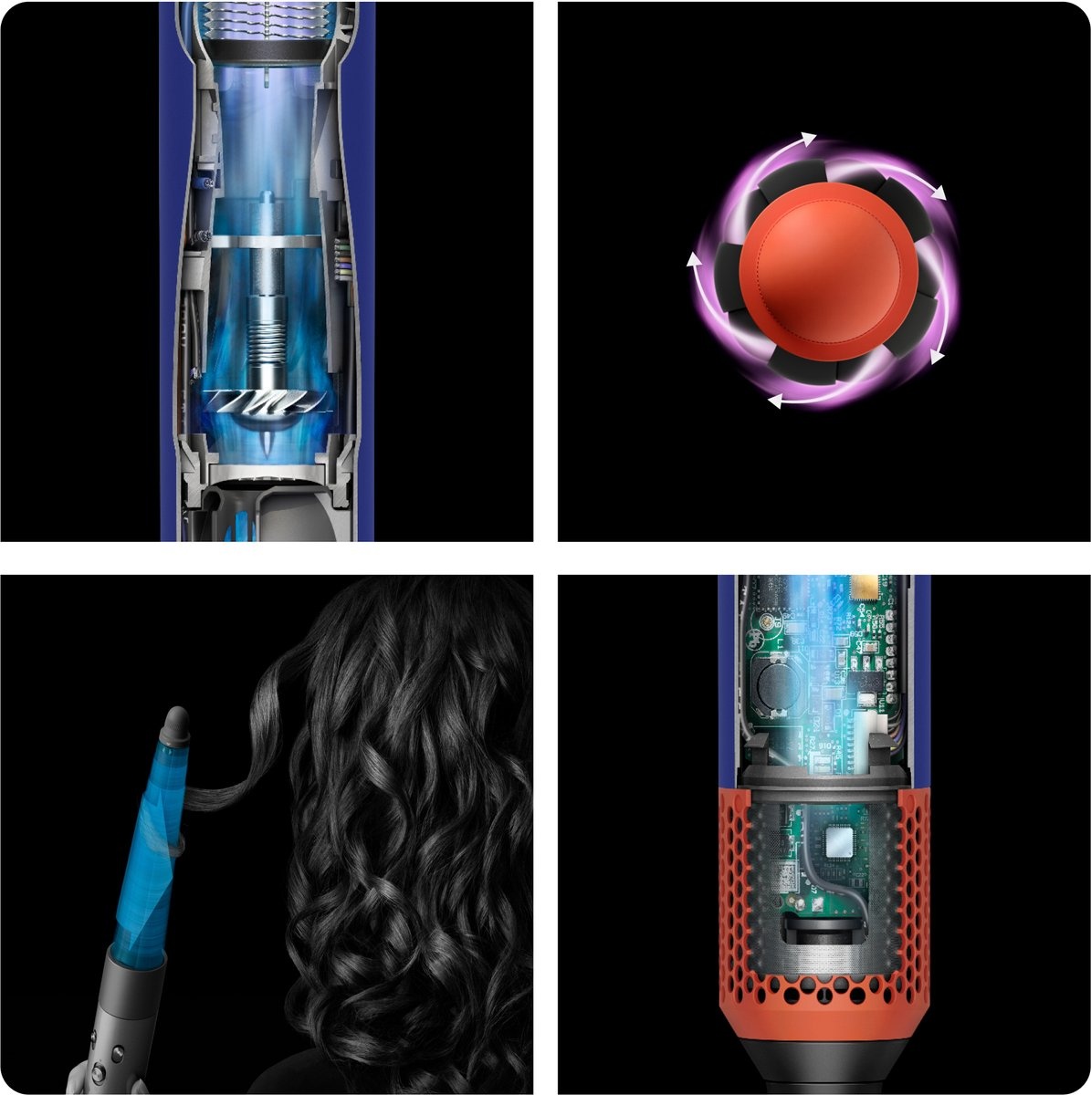 Dyson Airwrap i.d. Straight+Wavy Jasper Plum HS08 - Krultang