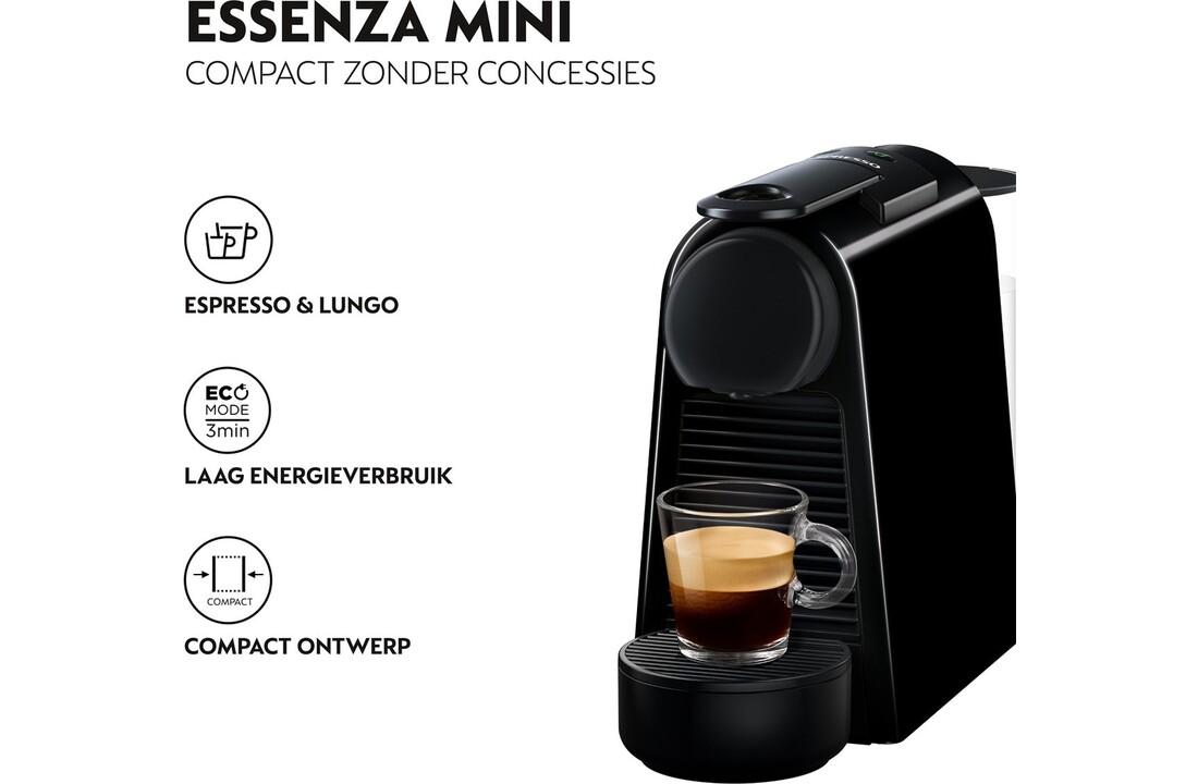 De'Longhi Nespresso Essenza Mini EN85B - Koffiemachine