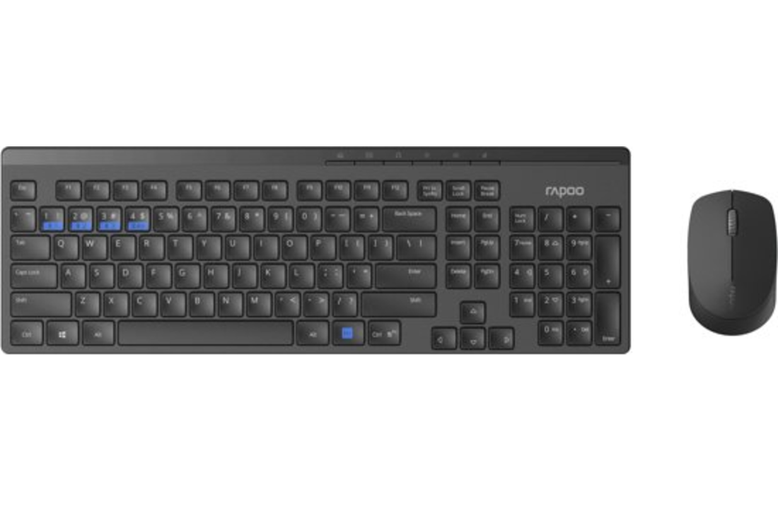 Rapoo 8100MUIB - Toetsenbord + muis set