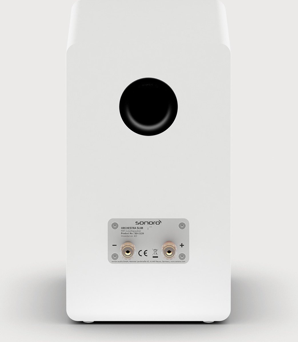 Sonoro Orchestra Slim Wit (per paar) - Hifi speaker