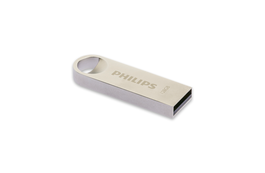 Philips USB 2.0 Moon Vintage Silver 128GB - USB-stick