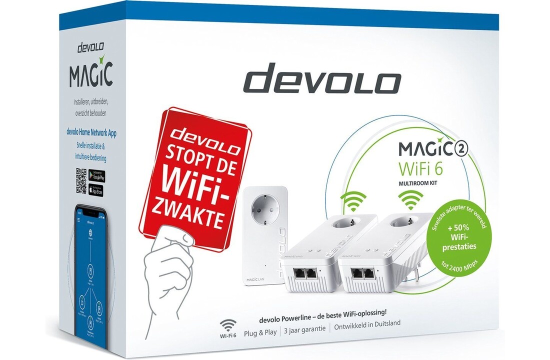 Devolo Magic 2 WiFi 6 Multiroom Kit (NL) - Powerline adapter