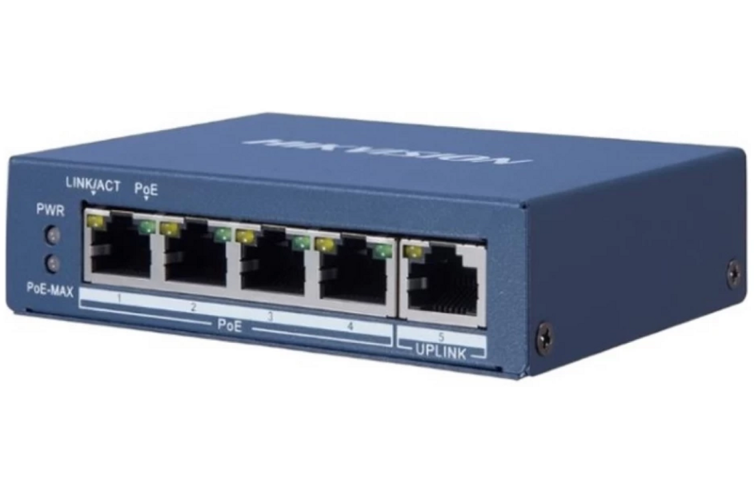 Hikvision DS-3E0505P-E - Netwerk switch