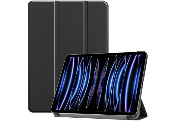Just in Case Smart Tri-Fold Case - Apple iPad Pro 11 - Zwart - Beschermhoes