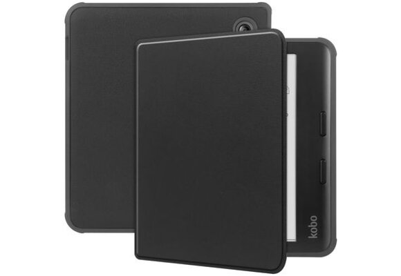 Just in Case Kobo Libra Colour Folio Case Zwart	 - Beschermhoes