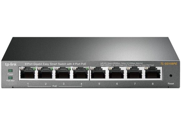 TP-Link TL-SG108PE - Netwerk switch