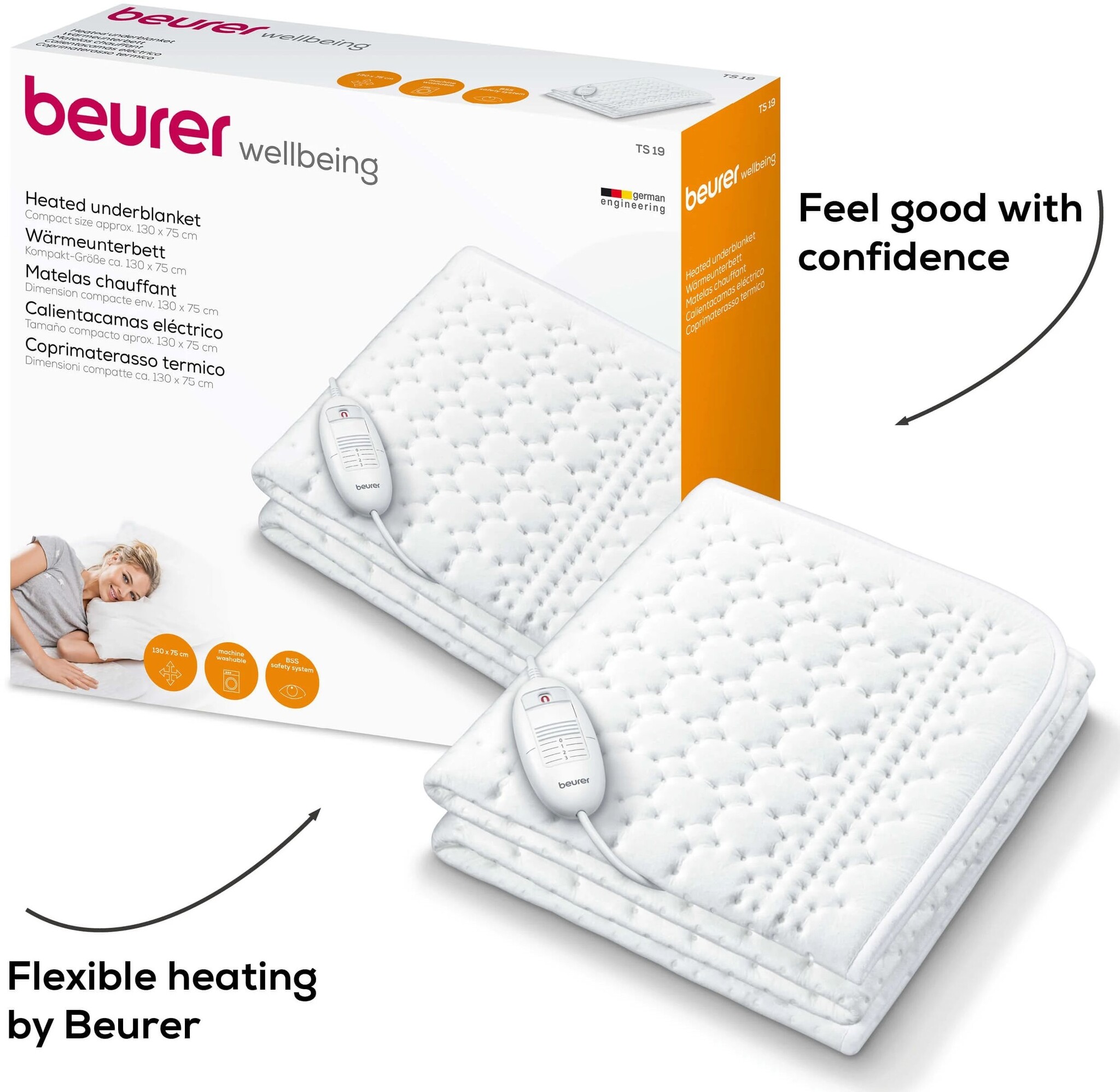 Beurer TS 19 - Elektrische onderdeken