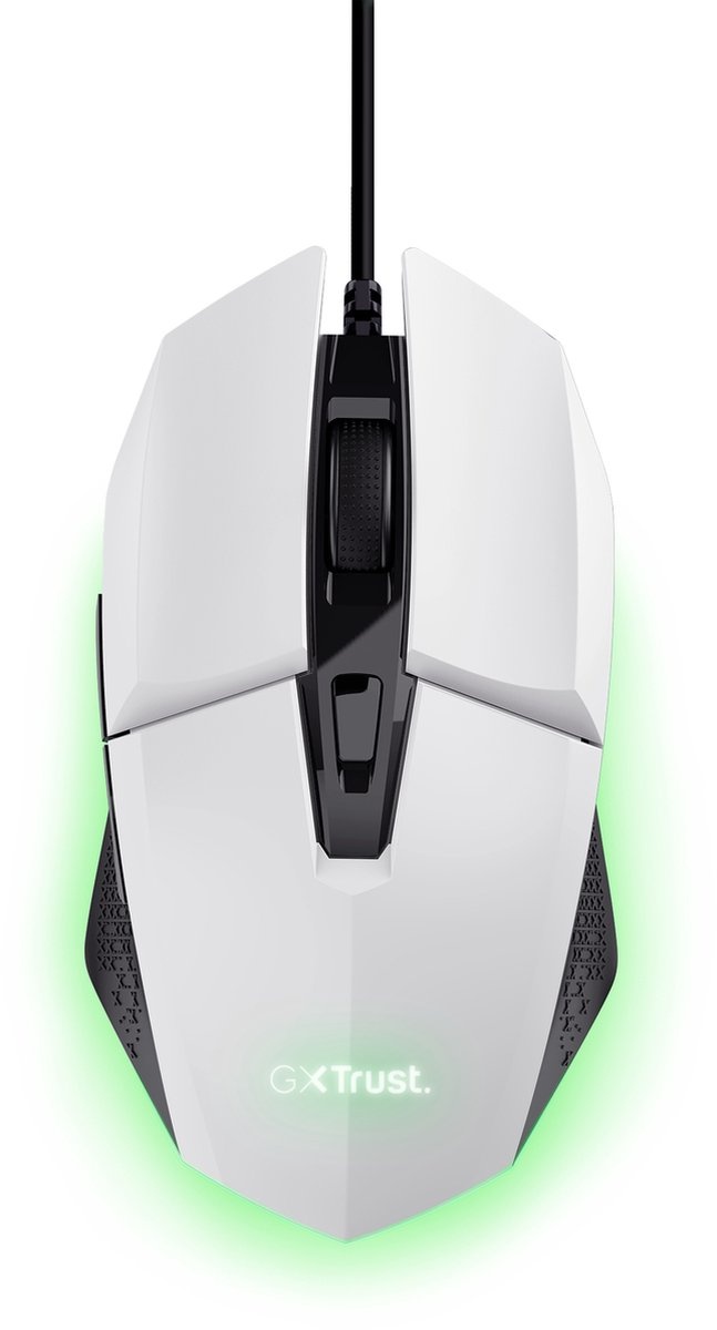 Trust GXT 109W Felox Wit - Gaming Muis