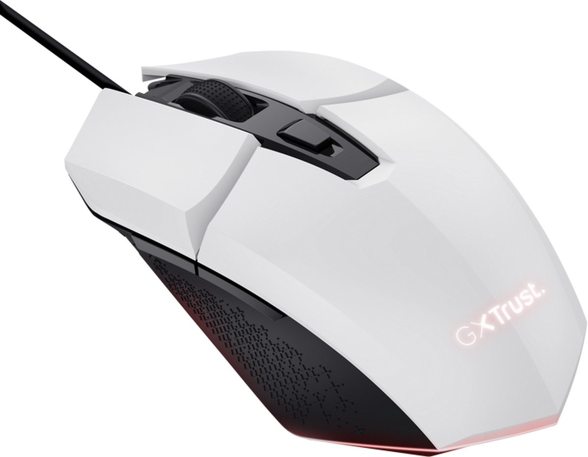 Trust GXT 109W Felox Wit - Gaming Muis