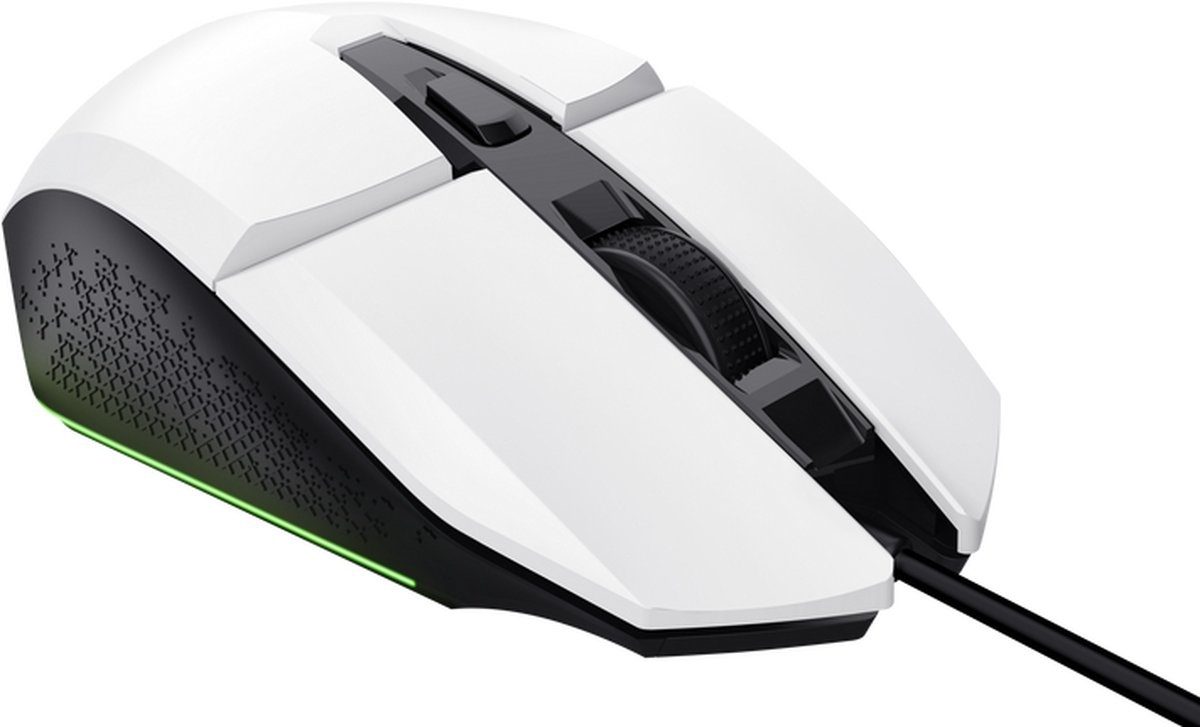 Trust GXT 109W Felox Wit - Gaming Muis