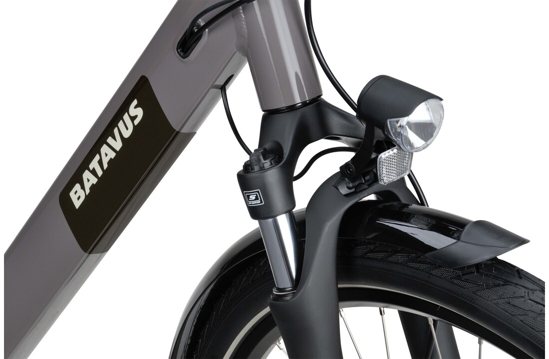 Batavus Altura E-go BES3 400wh - heren - grijs (glans)