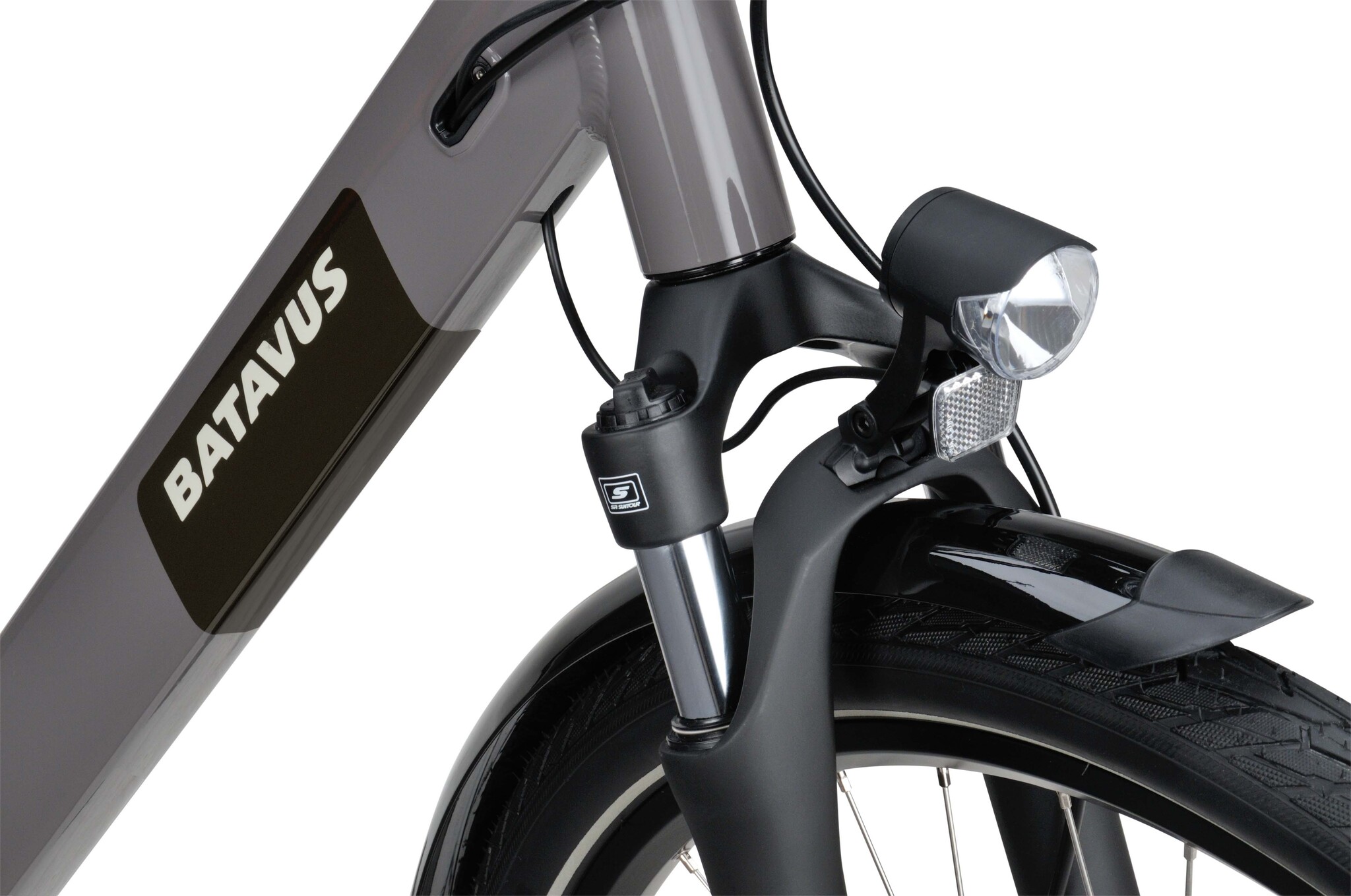Batavus Altura E-go BES3 400wh - heren - grijs (glans)