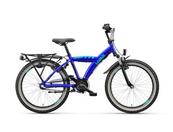 Loekie Snake 22 inch jongensfiets Cobalt blauw