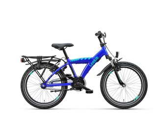 Loekie Snake 20 inch jongensfiets Cobalt blauw