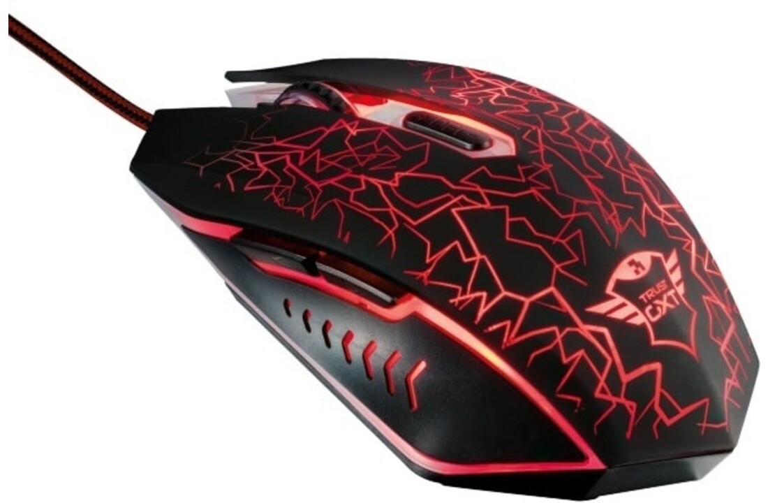 Trust GXT 105 Izza Illuminated - Gaming Muis