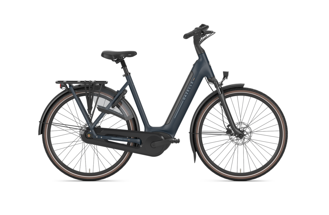 Gazelle Grenoble C8 HMB S8 540Wh Dames - Between Blue (mat)