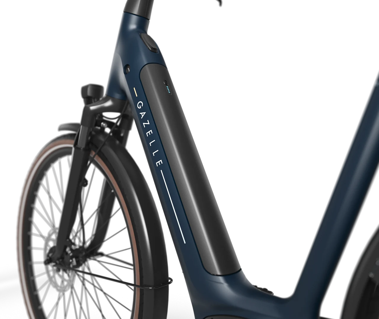 Gazelle Grenoble C8 HMB S8 540Wh Heren - Between Blue (mat)