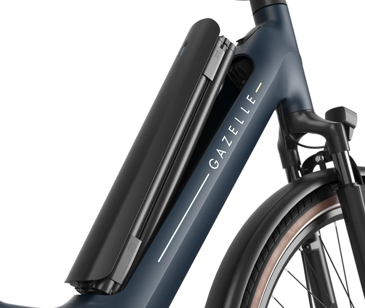 Gazelle Grenoble C8 HMB S8 540Wh Heren - Between Blue (mat)