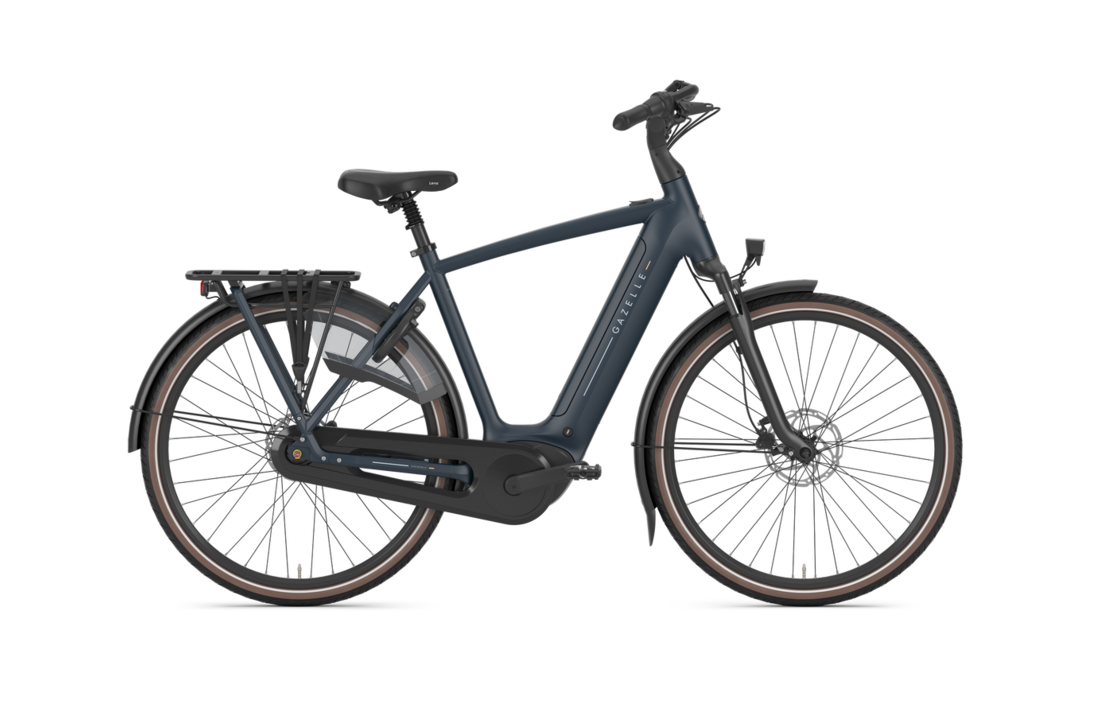 Gazelle Grenoble C8 HMB S8 540Wh Heren - Between Blue (mat)