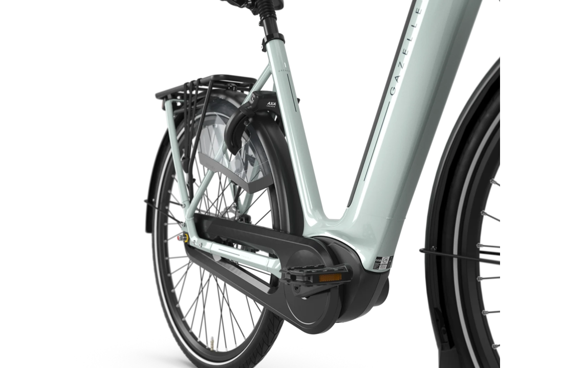 Gazelle Grenoble C8 HMB S8 540Wh Dames - Light Olive (glans)