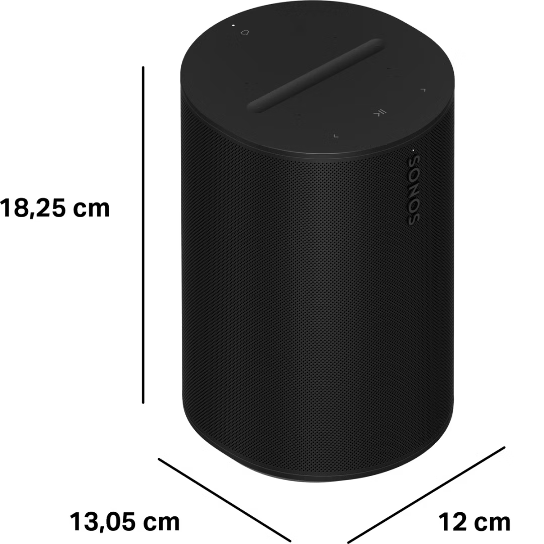 Sonos Era 100 (Zwart) - Boekenplank speaker.