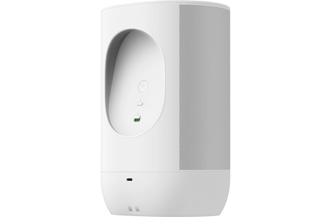 Sonos Move 2 wit - Draadloze Smart speaker.
