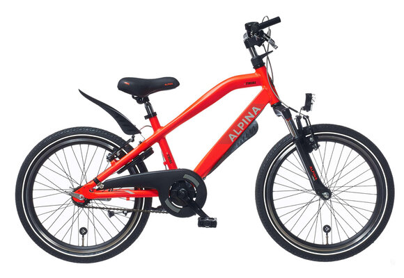 Alpina Trail jongensfiets 20 inch Deep Red Mat