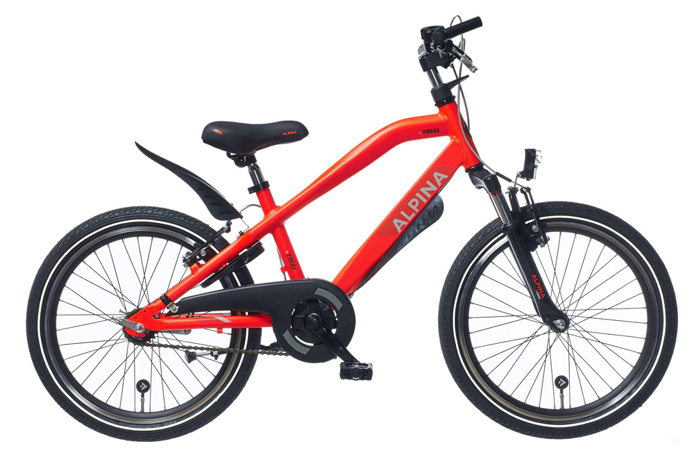 Alpina Trail jongensfiets 20 inch Deep Red Mat