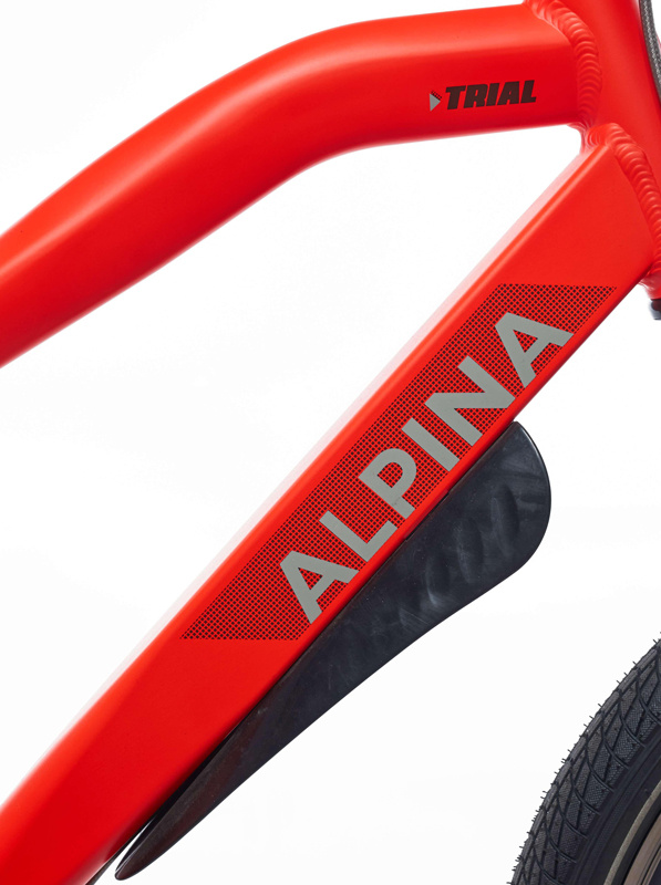 Alpina Trail jongensfiets 20 inch Deep Red Mat