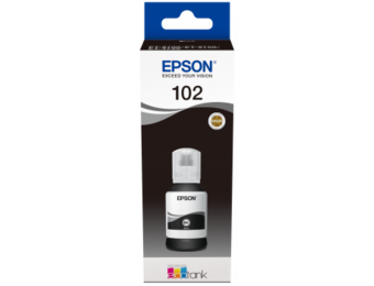 Epson Inktflesje Ecotank 102 Zwart - Inktcartridge