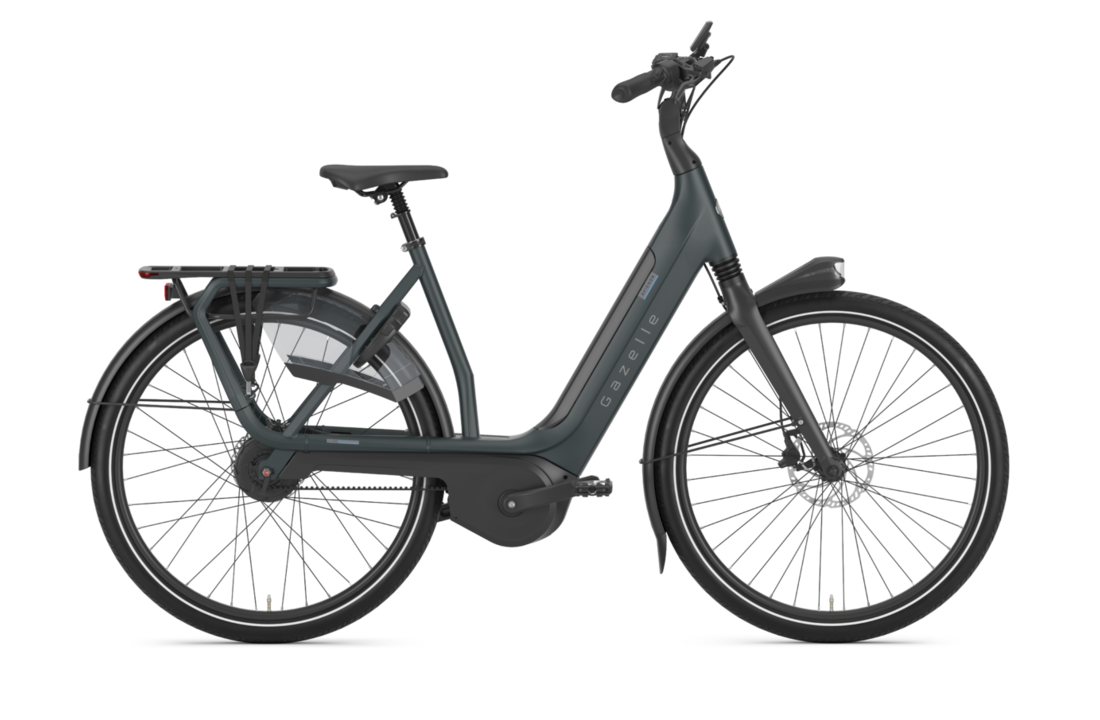 Gazelle Avignon C380 HMB Connect 500 Wh Dames - Teal Grey (mat)