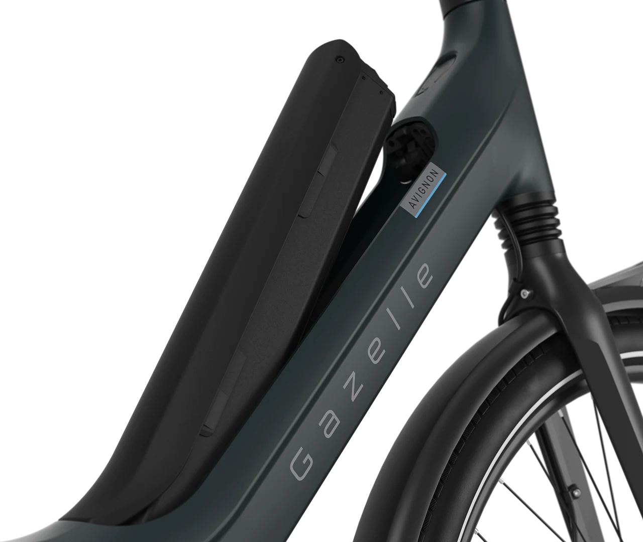 Gazelle Avignon C380 HMB Connect 500 Wh Dames - Teal Grey (mat)