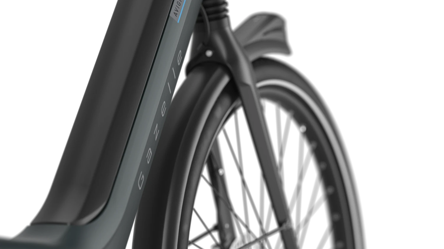 Gazelle Avignon C380 HMB Connect 500 Wh Dames - Teal Grey (mat)