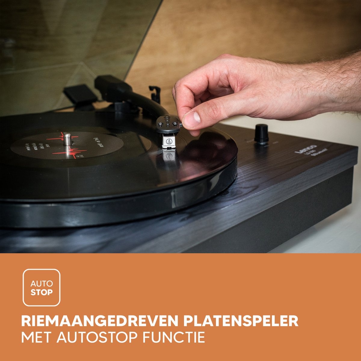 Lenco LS-300BK - Platenspeler