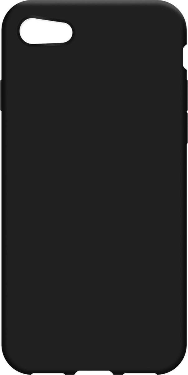 Just in Case Soft TPU Case voor iPhone SE 2020/SE 2022 Zwart - Beschermhoes
