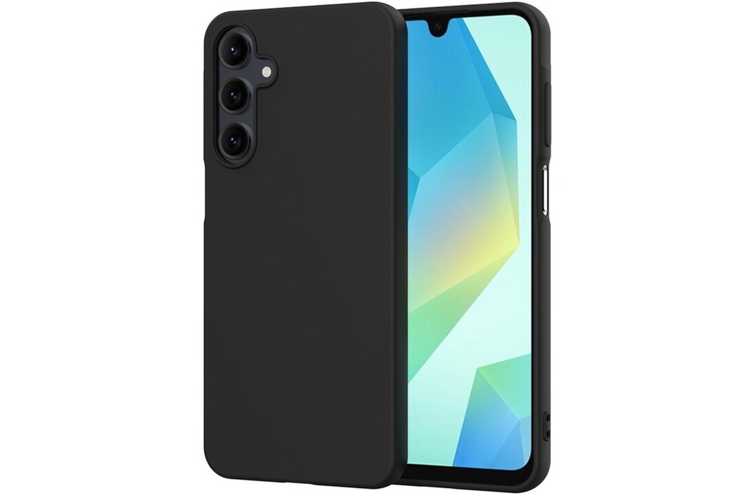 Just in Case Samsung Galaxy A16 Zero Soft TPU Case Zwart - Beschermhoes