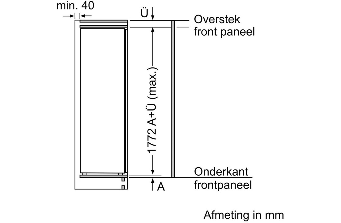 Siemens KI81REDD0 iQ500 extraKlasse - Inbouw koelkast