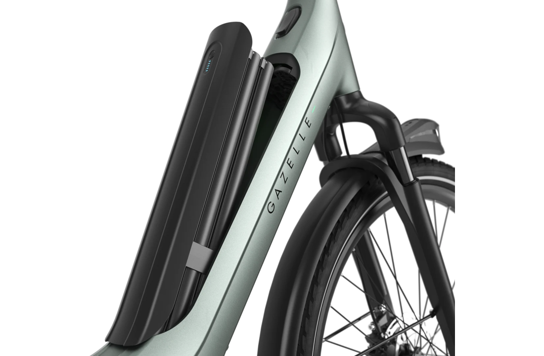 Gazelle Avignon C380+ SE - 540 Wh Dames - Twilight Green (mat)