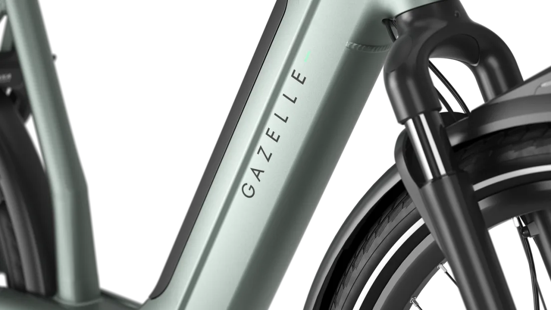 Gazelle Avignon C380+ SE - 540 Wh Dames - Twilight Green (mat)